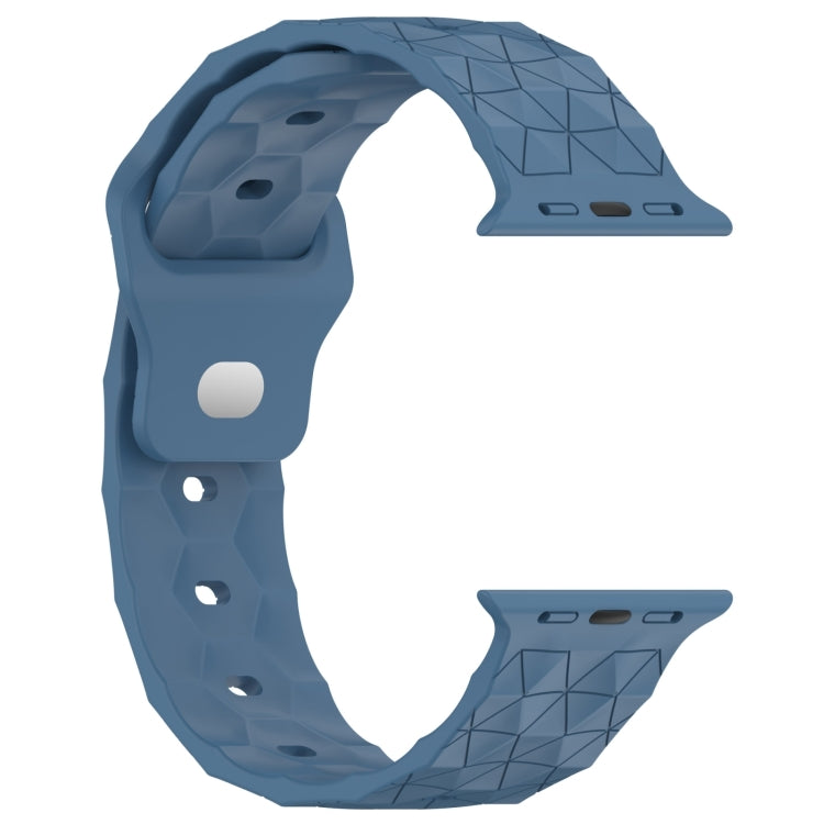 Football Texture Silicone Watch Band For Apple Watch Series 10 46mm
