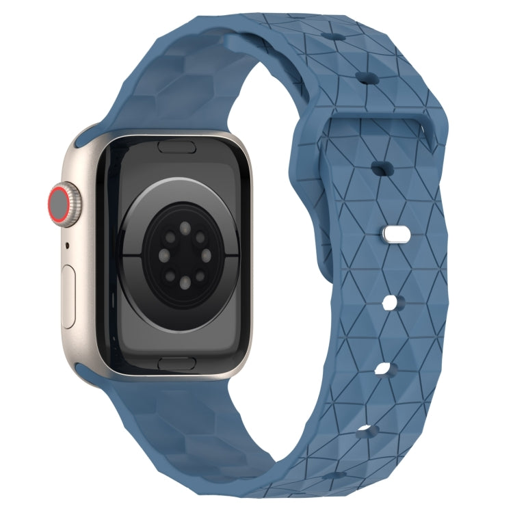 Football Texture Silicone Watch Band For Apple Watch Series 10 46mm