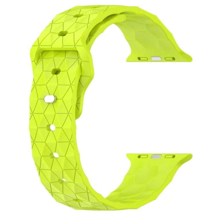 Football Texture Silicone Watch Band For Apple Watch Series 10 46mm