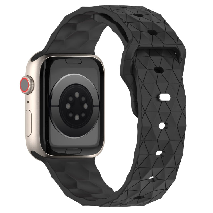 Football Texture Silicone Watch Band For Apple Watch Series 10 46mm