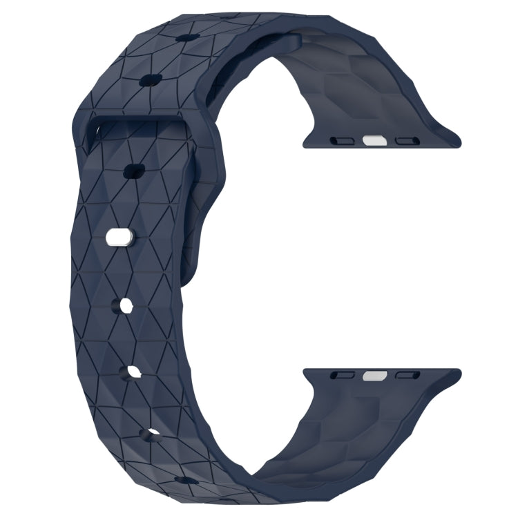 Football Texture Silicone Watch Band For Apple Watch Series 10 46mm
