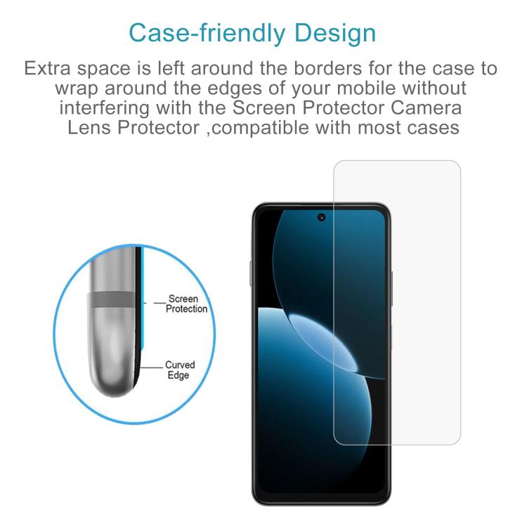 For Huawei Enjoy 80 10pcs 0.26mm 9H 2.5D Tempered Glass Film