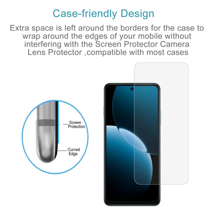 For Huawei nova Y73 10pcs 0.26mm 9H 2.5D Tempered Glass Film