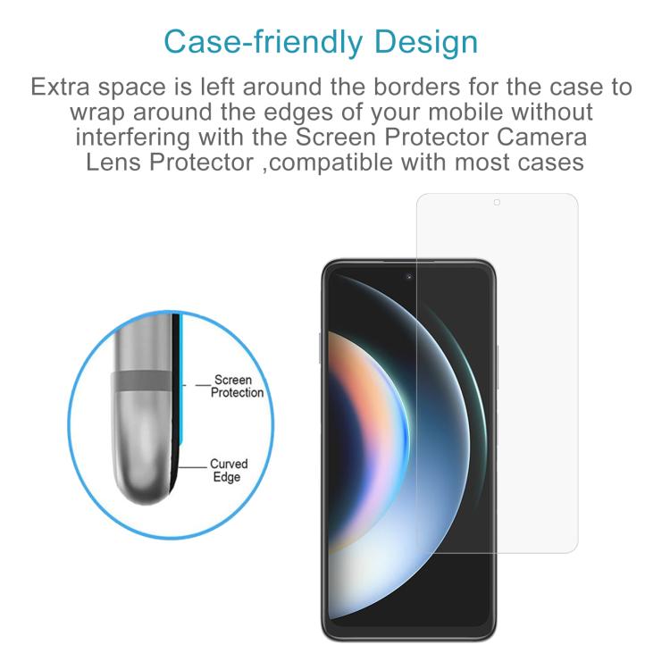 For Huawei Enjoy 90 5G 10pcs 0.26mm 9H 2.5D Tempered Glass Film