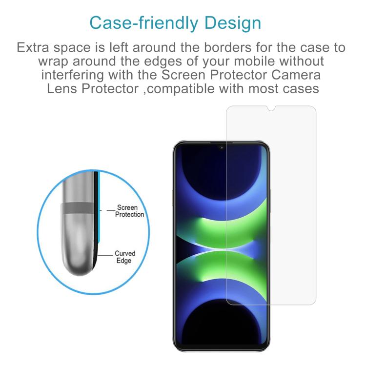 For Huawei nova Y63 50pcs 0.26mm 9H 2.5D Tempered Glass Film
