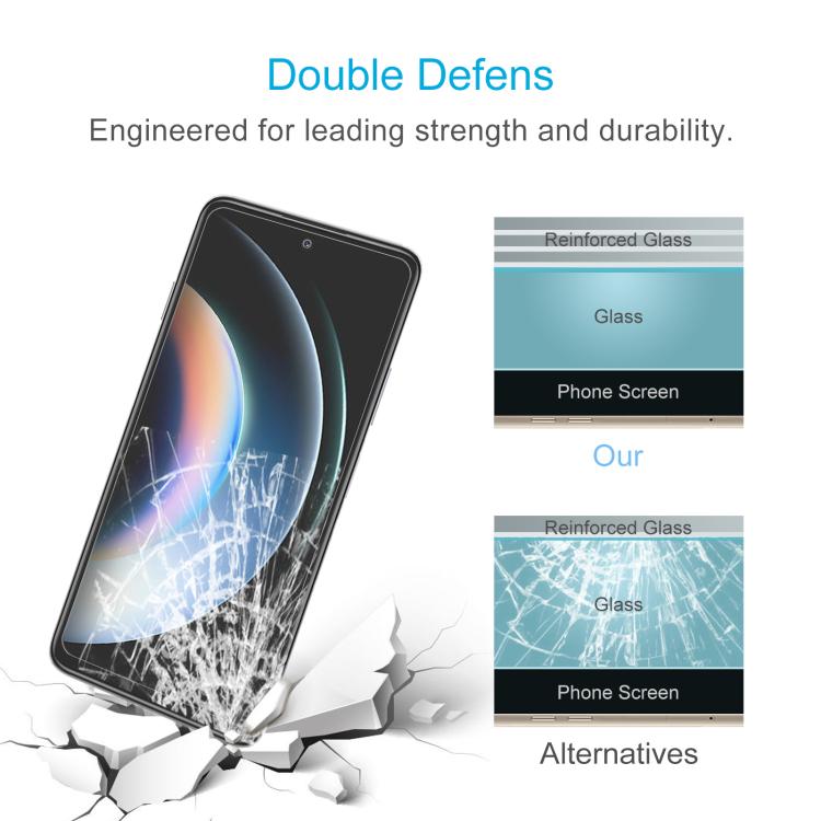 For Huawei Enjoy 90 5G 50pcs 0.26mm 9H 2.5D Tempered Glass Film