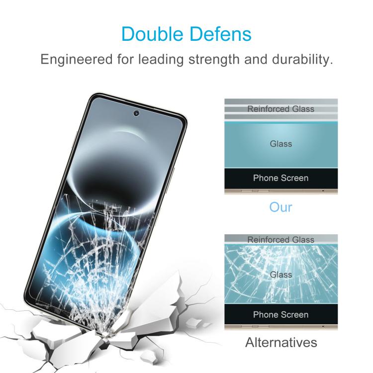 For Huawei Enjoy 90 Plus 5G 50pcs 0.26mm 9H 2.5D Tempered Glass Film
