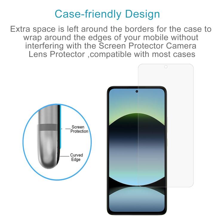For Xiaomi Redmi Note 14 4G 164.84mm 0.26mm 9H 2.5D Tempered Glass Film
