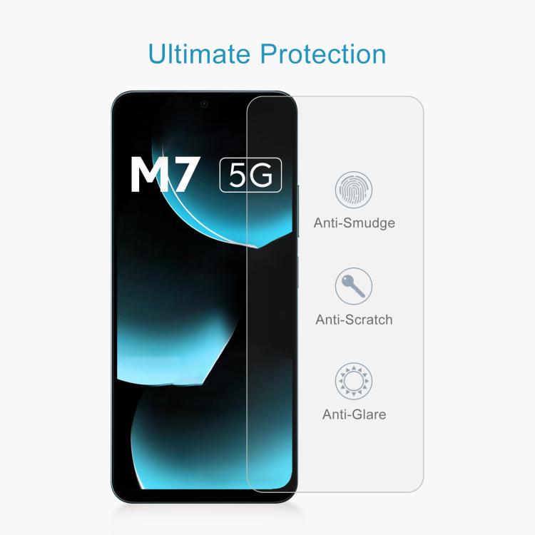 For Xiaomi Poco M7 5G 0.26mm 9H 2.5D Tempered Glass Film