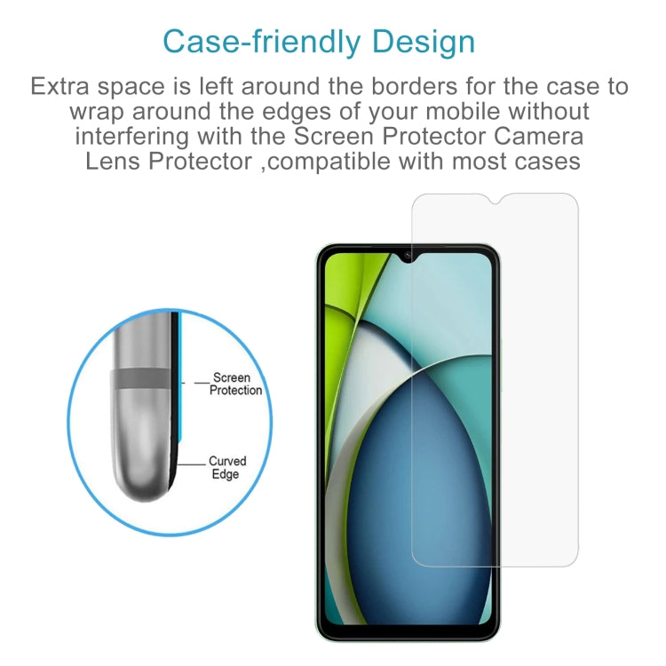For Xiaomi Redmi A3x 10pcs 0.26mm 9H 2.5D Tempered Glass Film