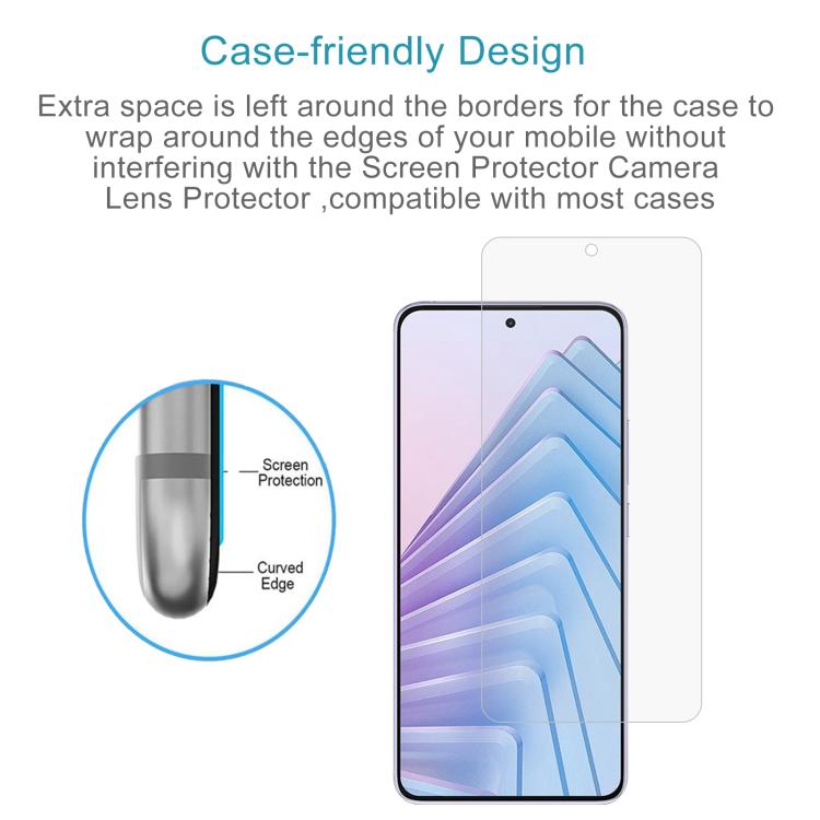 For Xiaomi Redmi Note 14 5G India 10pcs 0.26mm 9H 2.5D Tempered Glass Film