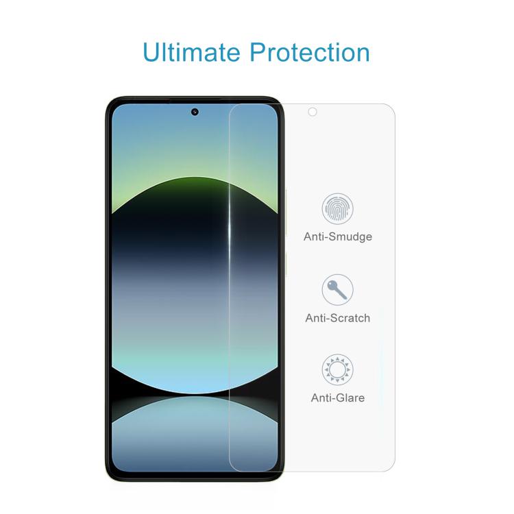 For Xiaomi Redmi Note 14 4G 164.84mm 10pcs 0.26mm 9H 2.5D Tempered Glass Film