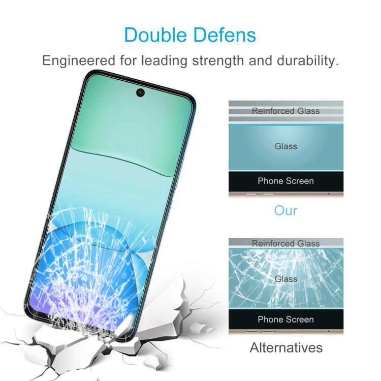 For Xiaomi Redmi 13x 10pcs 0.26mm 9H 2.5D Tempered Glass Film