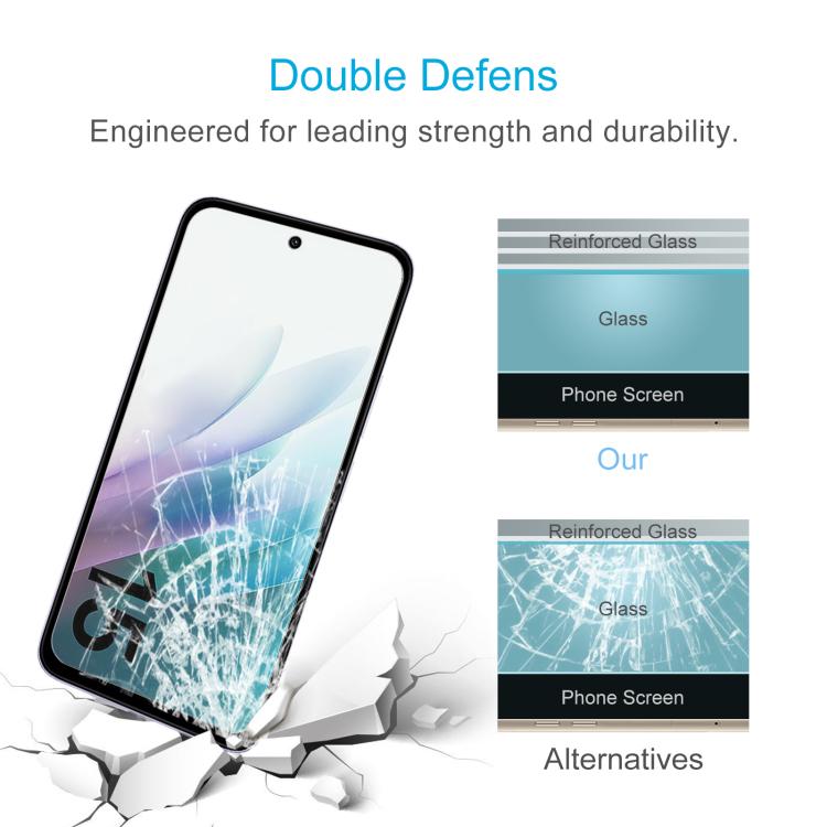 For Redmi 15 4G 171.2mm 10pcs 0.26mm 9H 2.5D Tempered Glass Film