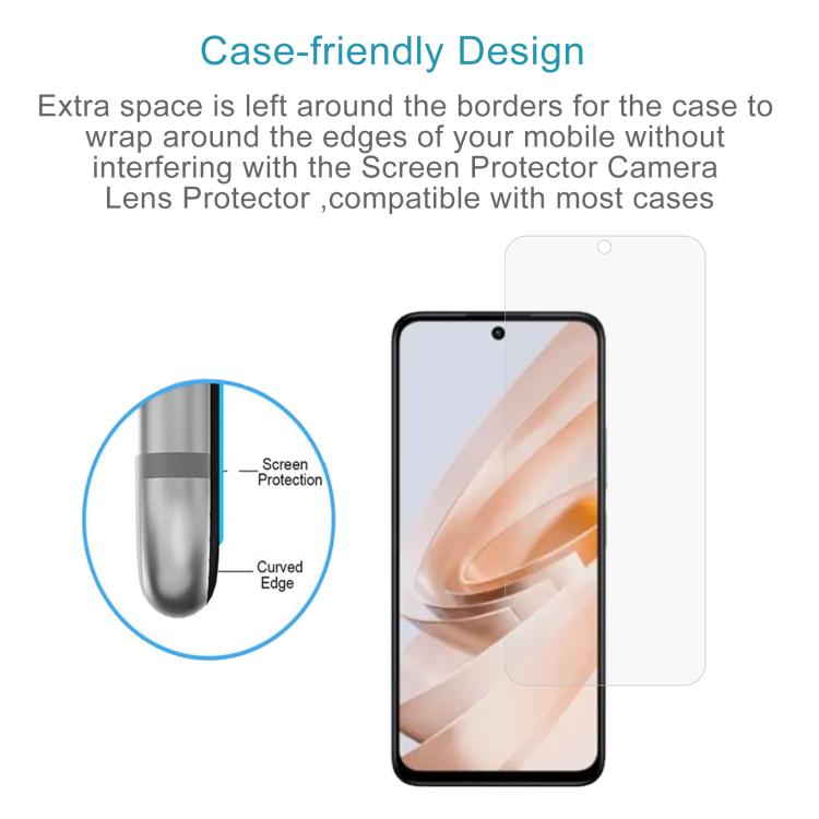 For Xiaomi Poco M7 Plus 5G 10pcs 0.26mm 9H 2.5D Tempered Glass Film