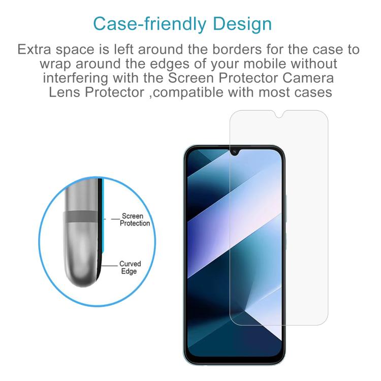 For Xiaomi Poco C85x 5G 10pcs 0.26mm 9H 2.5D Tempered Glass Film