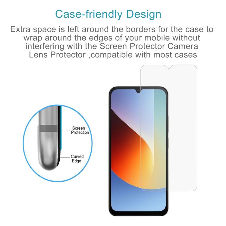 For Xiaomi Poco C81 Pro 4G 10pcs 0.26mm 9H 2.5D Tempered Glass Film