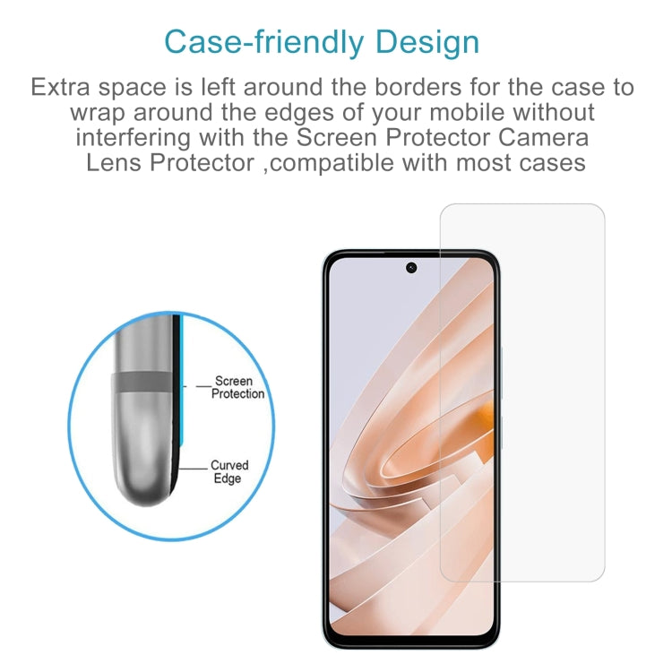 For Xiaomi Poco M6 Plus 5G 50pcs 0.26mm 9H 2.5D Tempered Glass Film