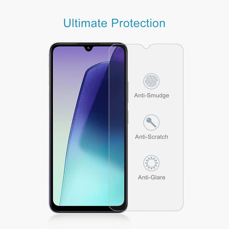 For Xiaomi Redmi 14R / A3 Pro 50pcs 0.26mm 9H 2.5D Tempered Glass Film