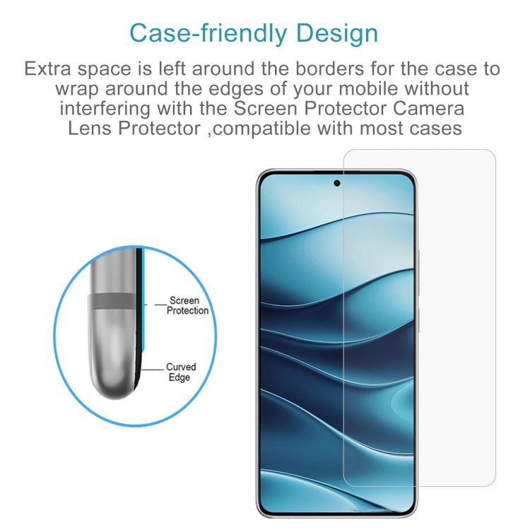 For Xiaomi Redmi Note 14 5G 50pcs 0.26mm 9H 2.5D Tempered Glass Film