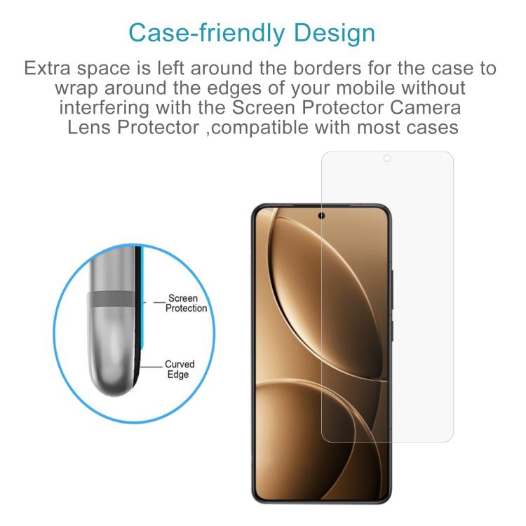 For Xiaomi Poco F7 Pro 50pcs 0.26mm 9H 2.5D Tempered Glass Film