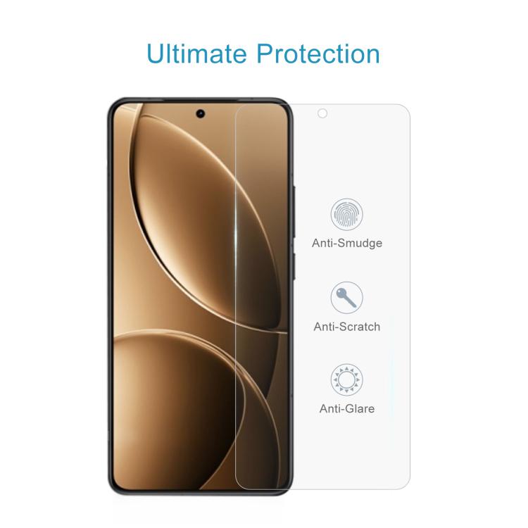 For Xiaomi Poco F7 Pro 50pcs 0.26mm 9H 2.5D Tempered Glass Film