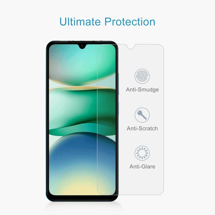 For Xiaomi Redmi A5 4G 173.3mm 50pcs 0.26mm 9H 2.5D Tempered Glass Film