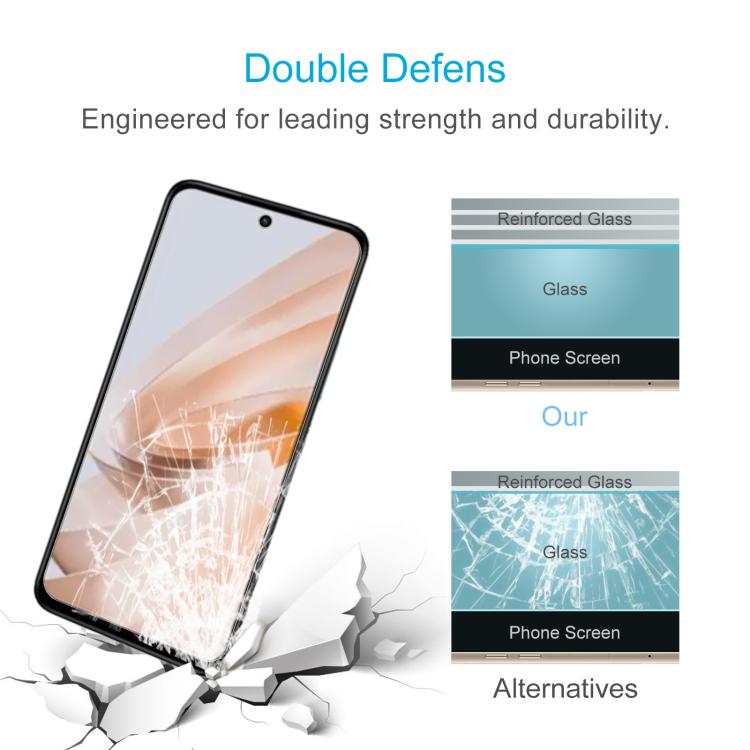 For Xiaomi Poco M7 Plus 5G 50pcs 0.26mm 9H 2.5D Tempered Glass Film