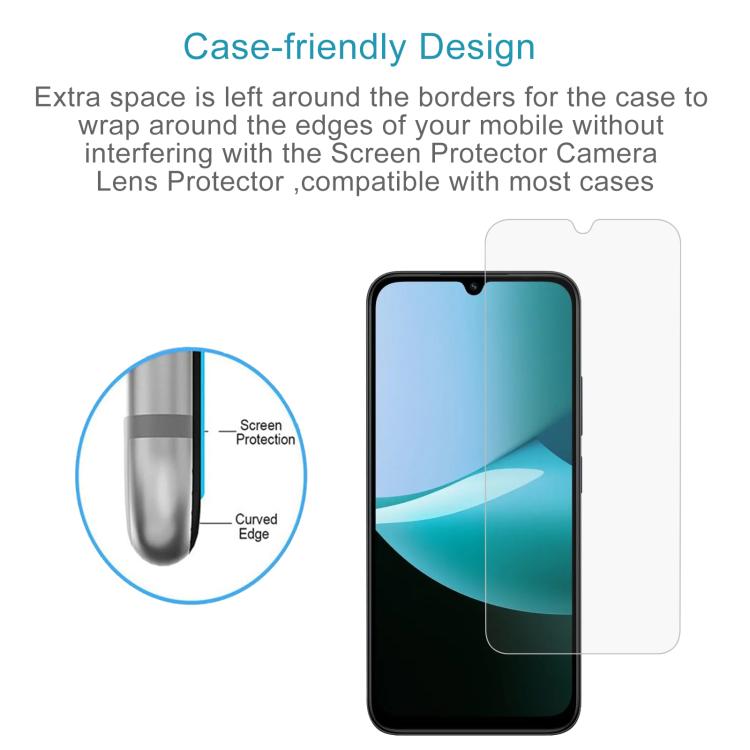 For Redmi 15C 5G Global 171mm 50pcs 0.26mm 9H 2.5D Tempered Glass Film