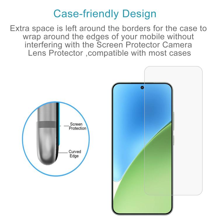 For Xiaomi 17 Pro 50pcs 0.26mm 9H 2.5D Tempered Glass Film