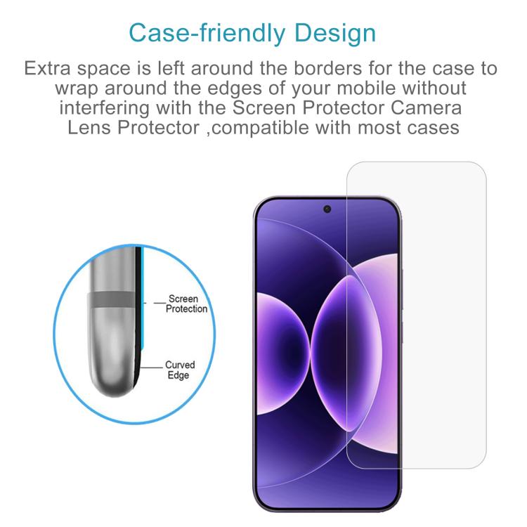 For Xiaomi 17 Pro Max 50pcs 0.26mm 9H 2.5D Tempered Glass Film