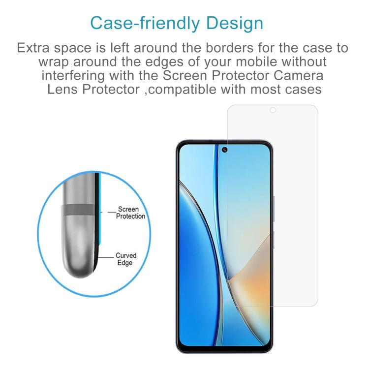 For vivo Y29 5G / 4G 0.26mm 9H 2.5D Tempered Glass Film