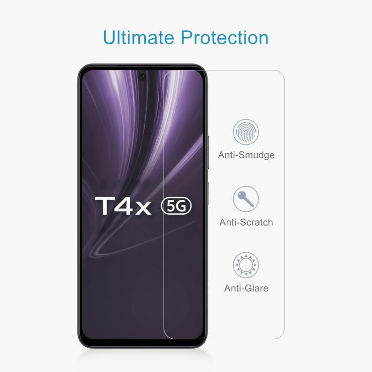 For vivo T4x 0.26mm 9H 2.5D Tempered Glass Film