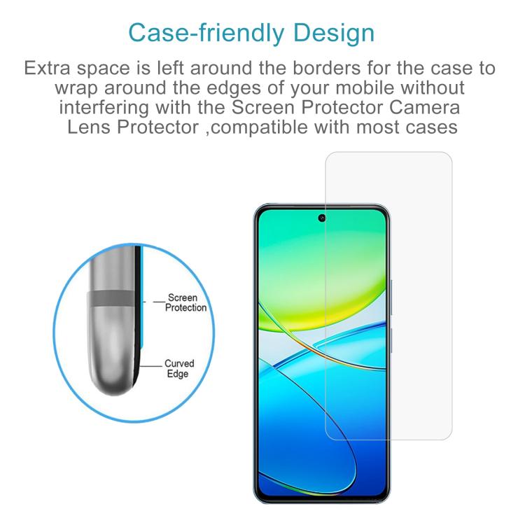 For vivo Y39 5G 0.26mm 9H 2.5D Tempered Glass Film