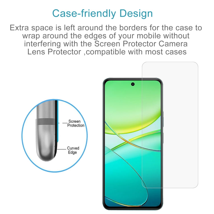 For vivo Y38 10pcs 0.26mm 9H 2.5D Tempered Glass Film
