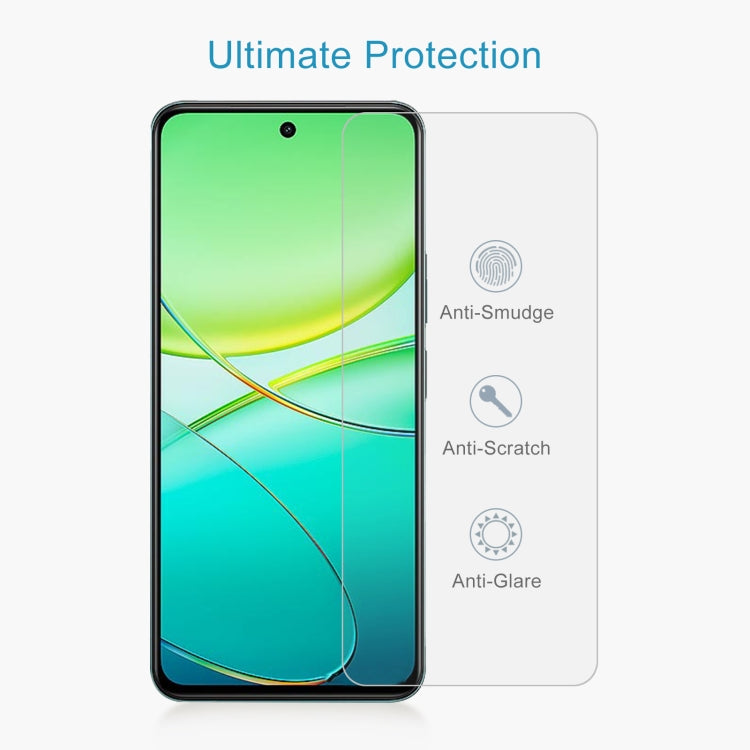 For vivo Y38 10pcs 0.26mm 9H 2.5D Tempered Glass Film