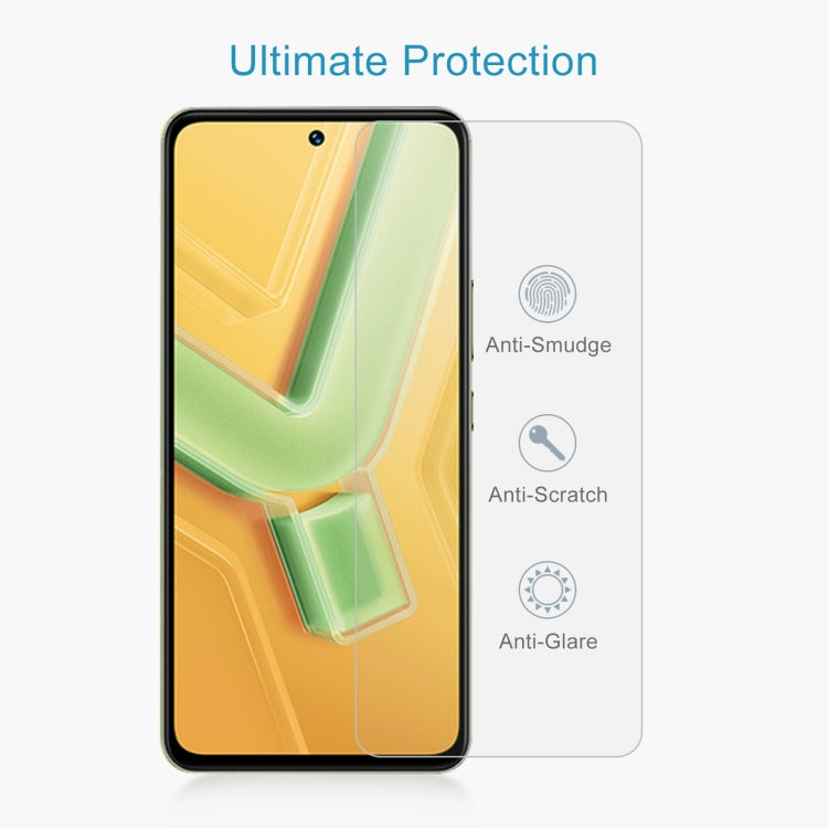 For vivo Y100 / V40 Lite 5G / 4G IDN 10pcs 0.26mm 9H 2.5D Tempered Glass Film