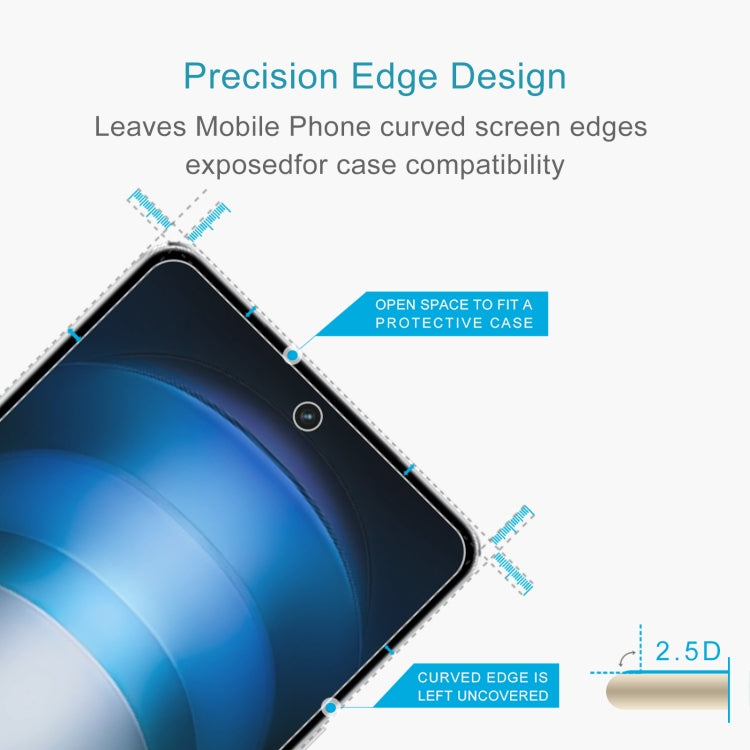 For vivo iQOO Neo9s Pro / Pro+ / S19 10pcs 0.26mm 9H 2.5D Tempered Glass Film