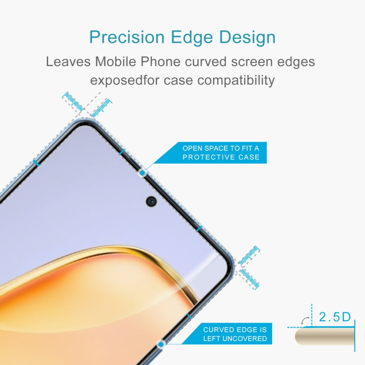 For vivo Y200 GT / iQOO Z9 Turbo+ 10pcs 0.26mm 9H 2.5D Tempered Glass Film