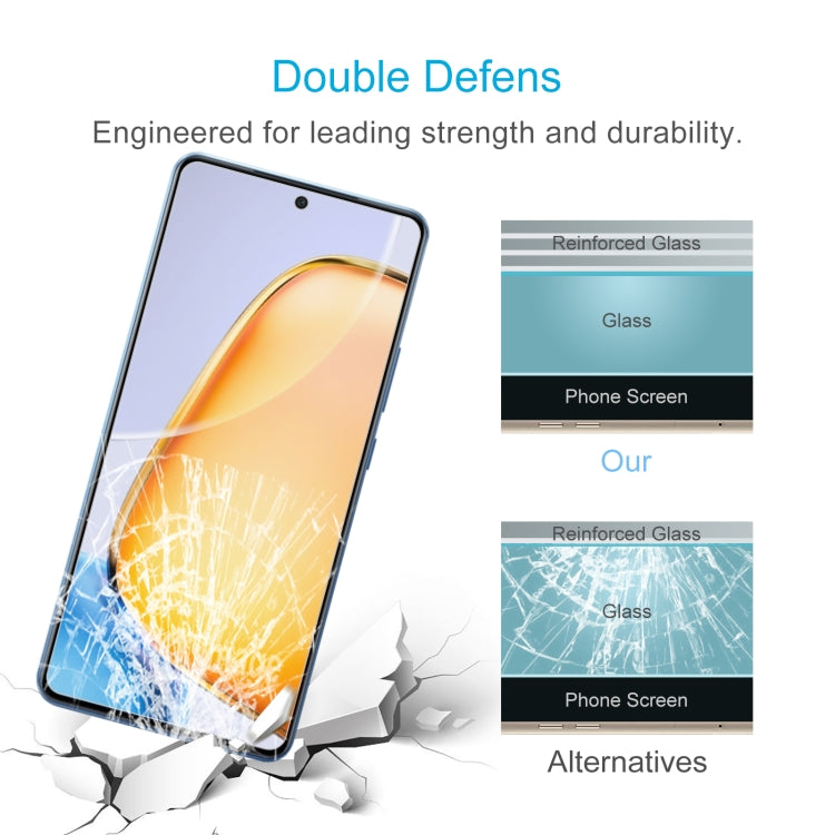 For vivo Y200 GT / iQOO Z9 Turbo+ 10pcs 0.26mm 9H 2.5D Tempered Glass Film