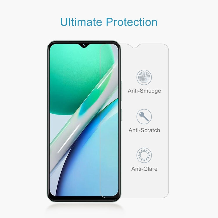 For vivo Y36t 4G / Y28s / T3 Lite 10pcs 0.26mm 9H 2.5D Tempered Glass Film