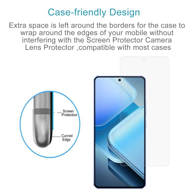 For vivo iQOO Neo 10R 10pcs 0.26mm 9H 2.5D Tempered Glass Film