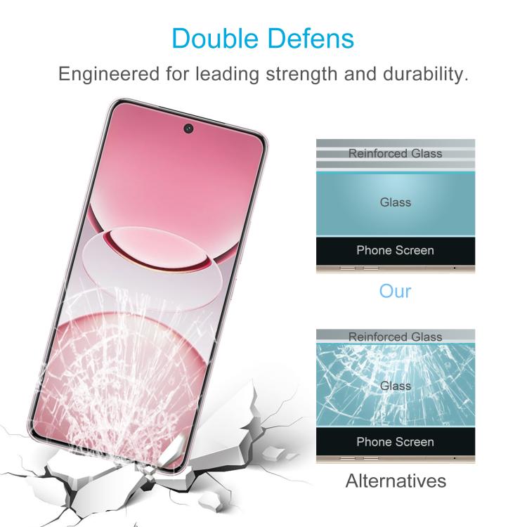 For vivo T4 10pcs 0.26mm 9H 2.5D Tempered Glass Film