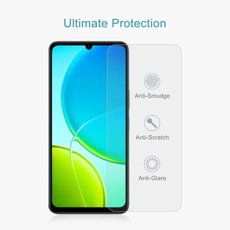 For vivo Y37c 10pcs 0.26mm 9H 2.5D Tempered Glass Film