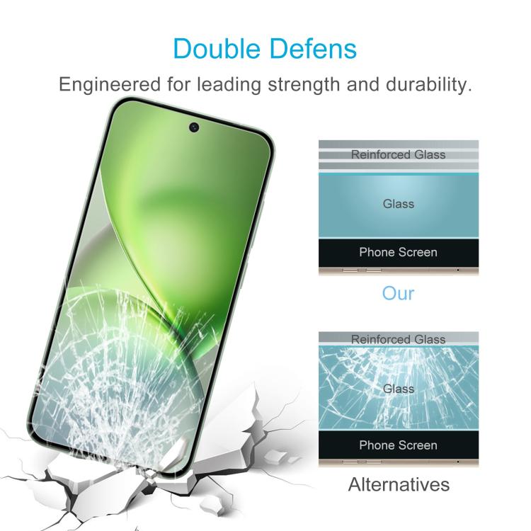 For vivo X200 FE 10pcs 0.26mm 9H 2.5D Tempered Glass Film