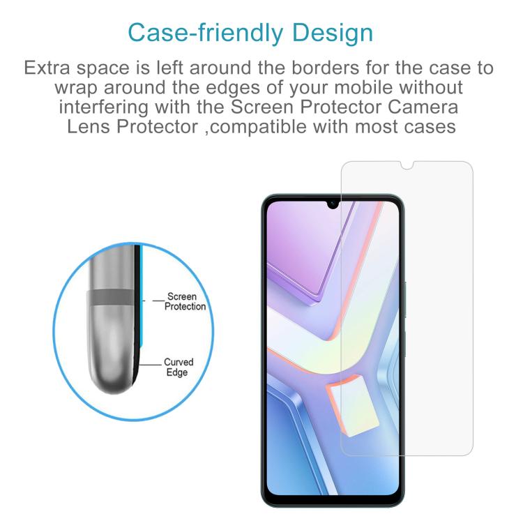 For vivo Y19s GT 5G 10pcs 0.26mm 9H 2.5D Tempered Glass Film