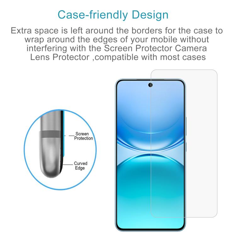 For vivo Y500 5G 10pcs 0.26mm 9H 2.5D Tempered Glass Film