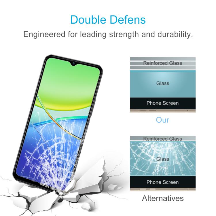 For vivo Y37t 5G 10pcs 0.26mm 9H 2.5D Tempered Glass Film