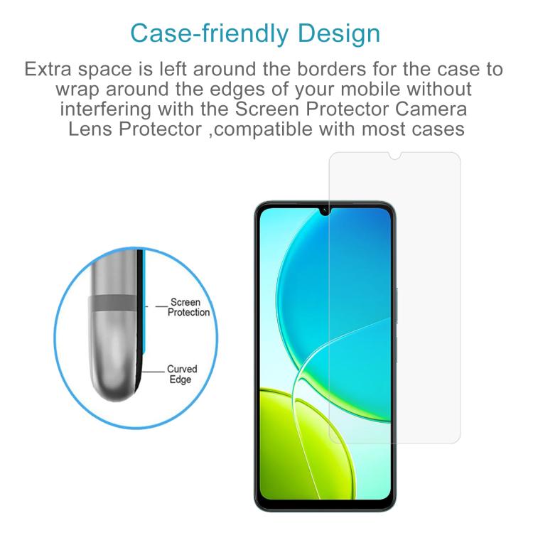 For vivo Y19s 5G 10pcs 0.26mm 9H 2.5D Tempered Glass Film