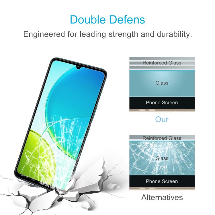 For vivo Y19s 5G 10pcs 0.26mm 9H 2.5D Tempered Glass Film